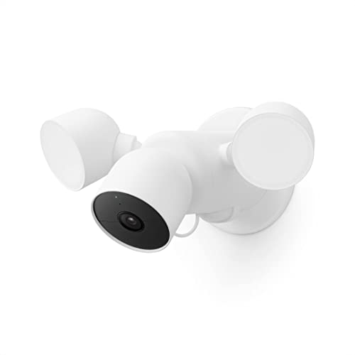 Google Nest Cam with Floodlight Outdoor Camera Floodlight Security Camera White 1 Count Pack of 1 - Image 1