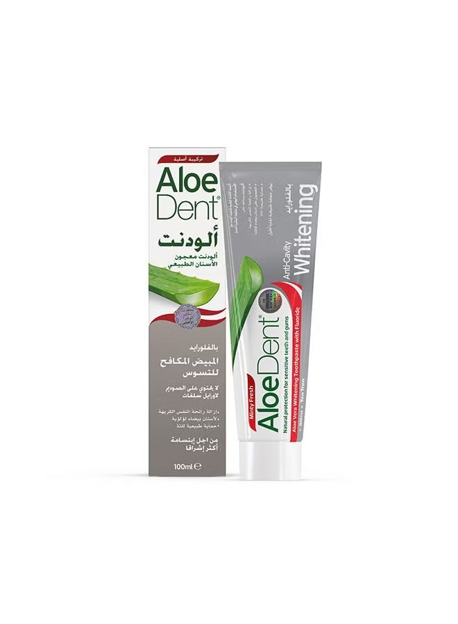 Aloe Dent Toothpaste Anti-Cavity With Whitening Effect - 100 Ml
