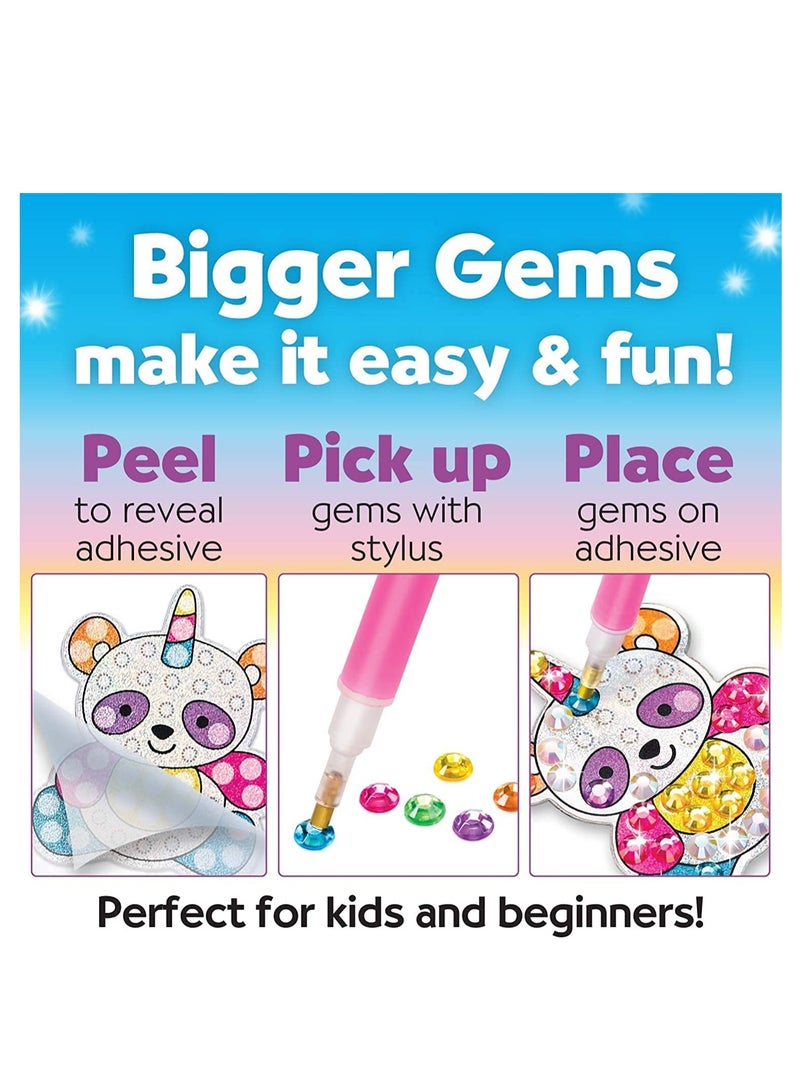 Big Gem Diamond Painting Kit Create Your Own Magical Stickers and Suncatchers Diamond Art for Kids