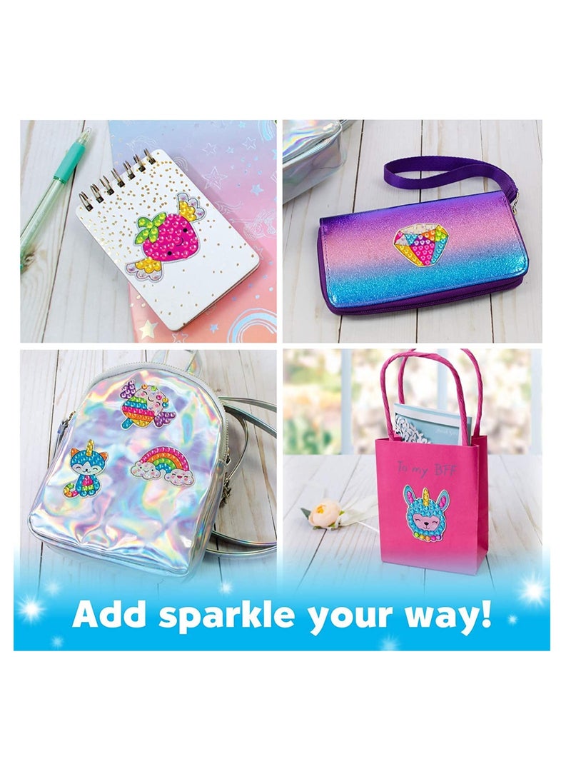 Big Gem Diamond Painting Kit Create Your Own Magical Stickers and Suncatchers Diamond Art for Kids