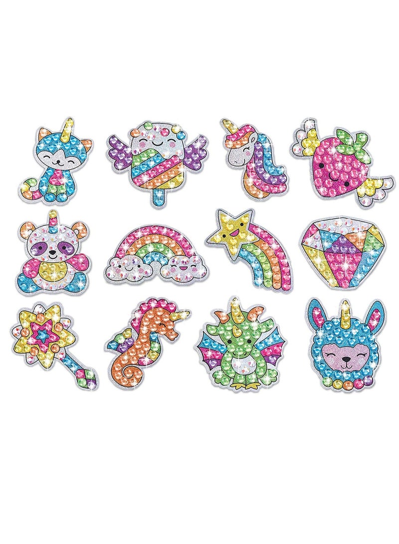 Big Gem Diamond Painting Kit Create Your Own Magical Stickers and Suncatchers Diamond Art for Kids