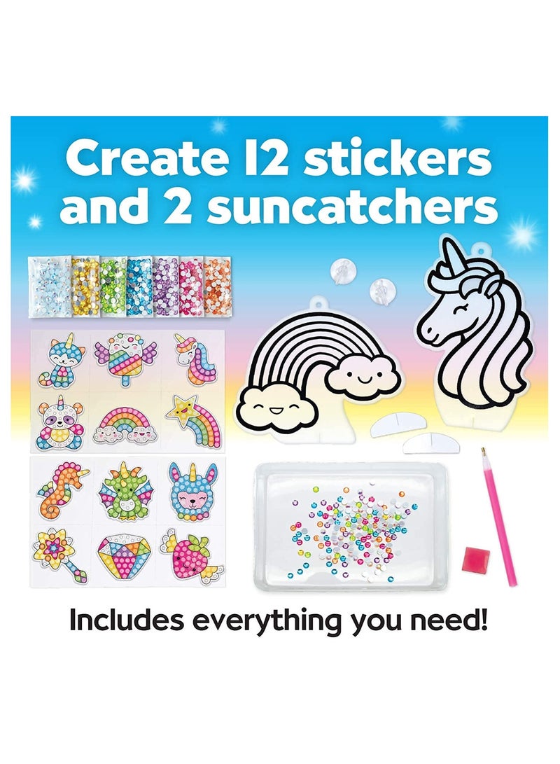 Big Gem Diamond Painting Kit Create Your Own Magical Stickers and Suncatchers Diamond Art for Kids