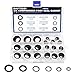 Daptemn 85PCS AC Compressor Seal Washers Kit 6 Sizes Air Conditioning Compressor Port Gasket Repairs Universal Automotive SelfCentered Bonded Sealing Washers ID 8mm175mm Black - Image 2
