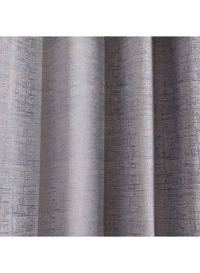 Home Box 2-Piece Martha Colour-Fast Dyed Jacquard Blackout Washable Curtain With Eyelets - Image 5