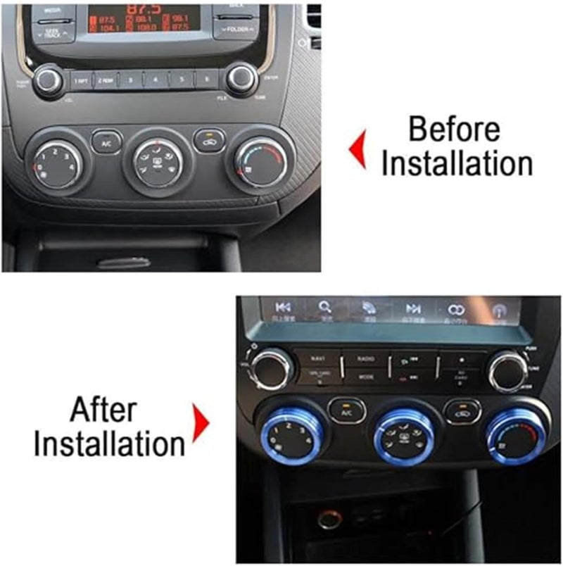 Vuzmode Car Multimedia Button Covers for Kia Cerato K3 - Image 3