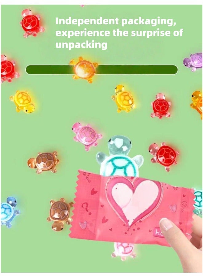 10 pcs Turtle Blind Bag Decorations: Turtle Pair, Collision, Night Light Turtle - Image 4