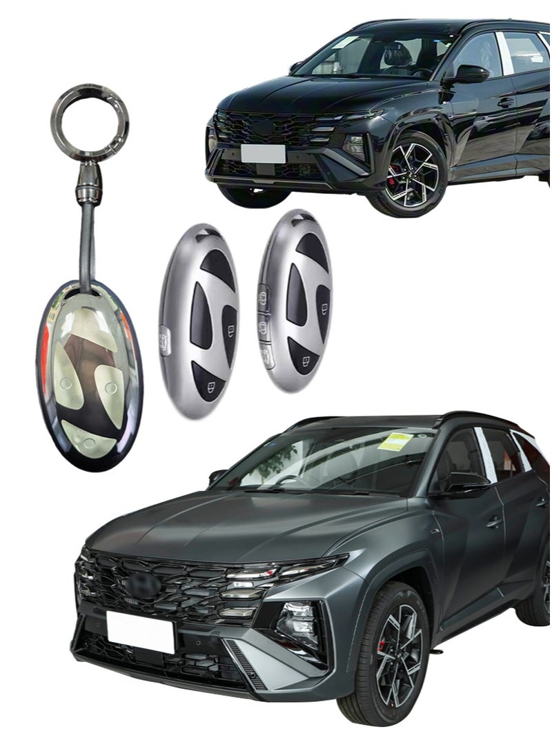 HYUNDAI Modern new car key protection cover, professional high-end design, fashionable and sporty, specially designed for modern cars, perfectly wraps car keys, wear-resistant - Image 1