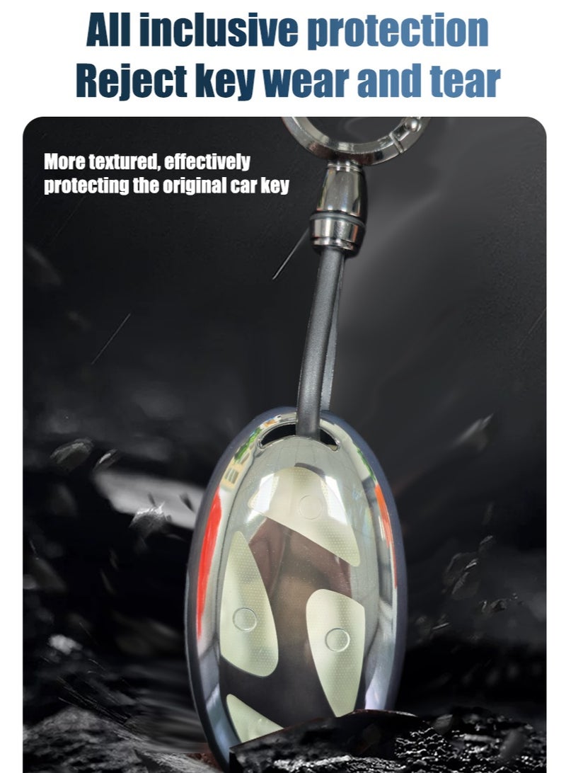 HYUNDAI Modern new car key protection cover, professional high-end design, fashionable and sporty, specially designed for modern cars, perfectly wraps car keys, wear-resistant - Image 3