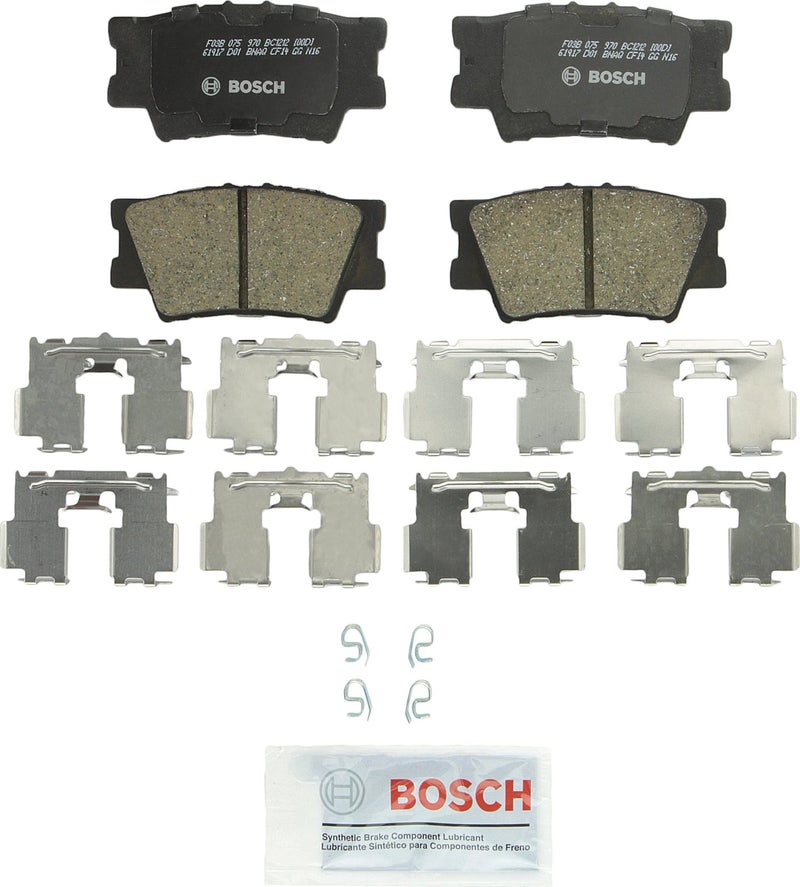 BOSCH BC1212 QuietCast Premium Ceramic Disc Brake Pad Set - Compatible with Select Lexus ES300h, ES350, HS250h; Pontiac Vibe; Toyota Avalon, Camry, Matrix, RAV4; REAR - Image 4