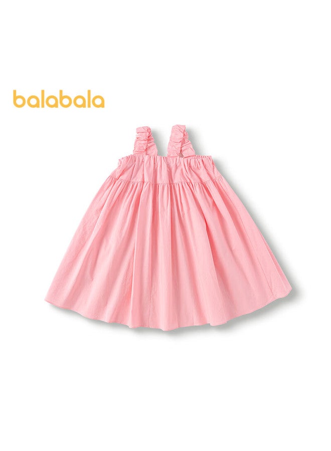 Balabala Girls' Dress Children'S Baby Dress Summer Holiday Sling Dress 208225111021 - Image 1