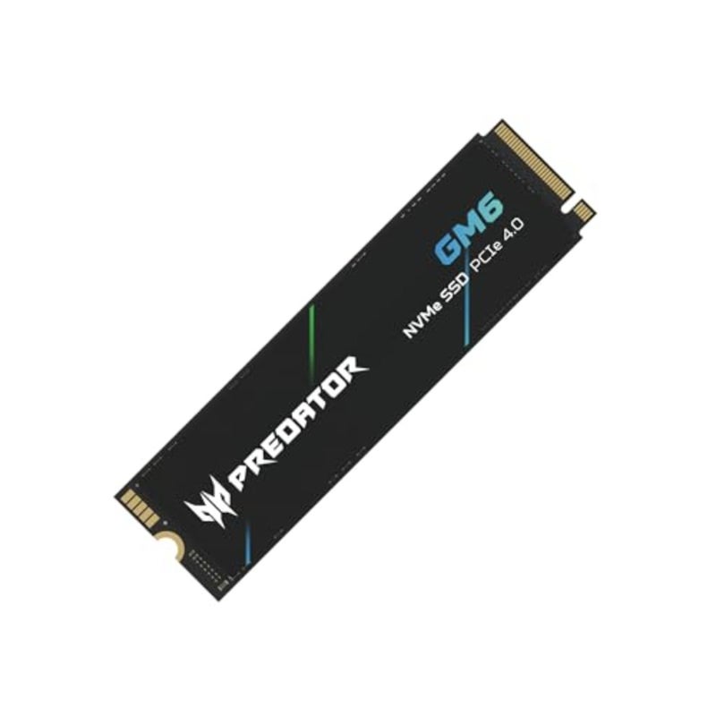 Predator GM6 2TB SSD، M.2 2280 PCIe Gen4x4 NVMe 2.0، ما يصل إلى 7200 ميجابايت/ثانية، HMB+SLC، تبديد حرارة الجرافين، محرك أقراص الحالة الصلبة الداخلي للكمبيوتر المحمول وسطح المكتب وPS5 - Image 1