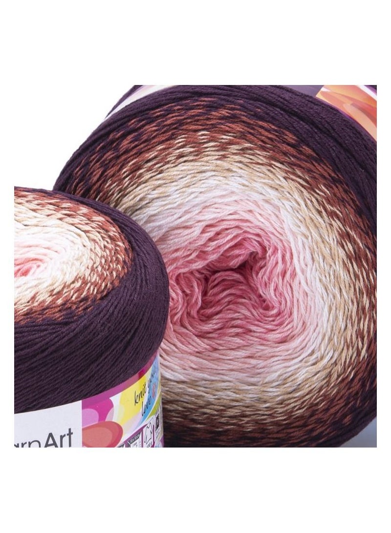 YarnArt Set Of 2 Pcs  Flowers Yarn For Knitting - Image 2