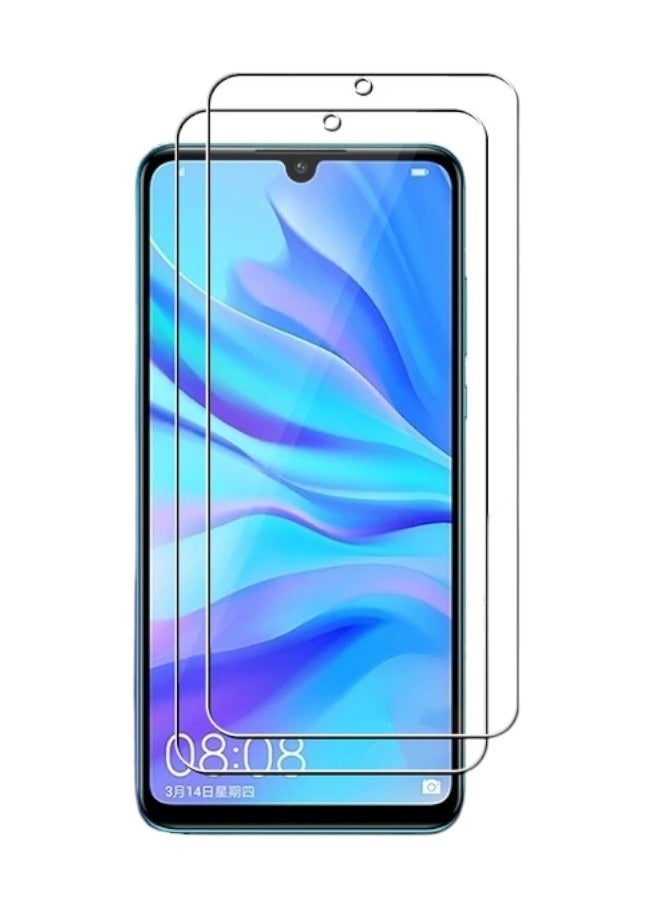 Protective sticker for Huawei P30 Lite, clear tempered glass screen protector, 2 pieces - Image 1