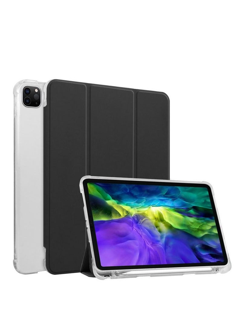 Loquat Black iPad case with pen slot