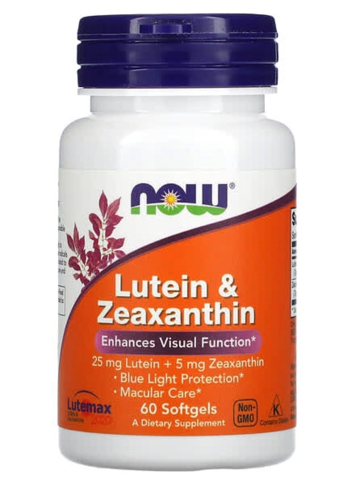 Lutein And Zeaxanthin (Lutemax 2020) 60 Sgels
