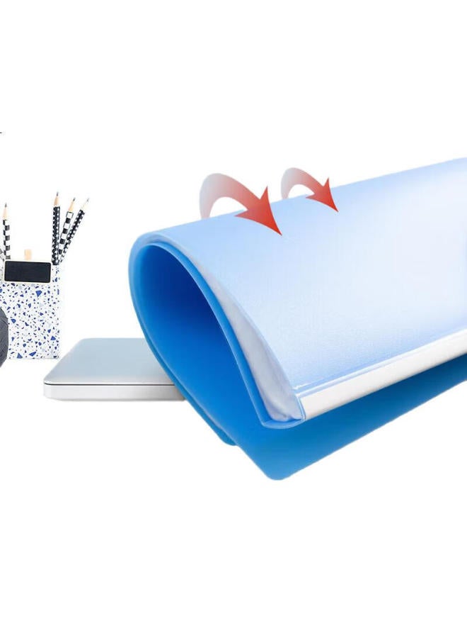 M.G حافظة مستندات تشينغوانغ (M&G) A4/100 صفحة، حافظة ملفات مع جيوب إدراج، منظم إيصالات، Adm929Clb - Image 3