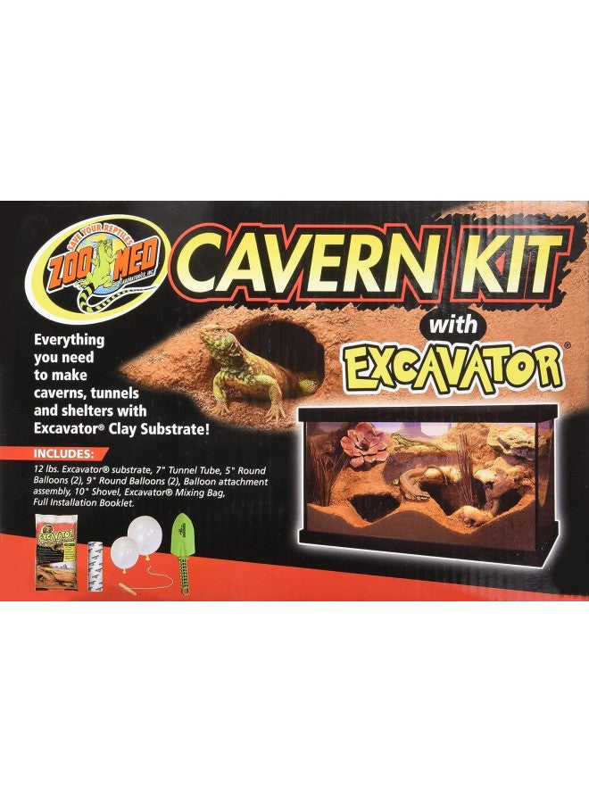 Zoo Med Cavern Kit with Excavator - Image 1