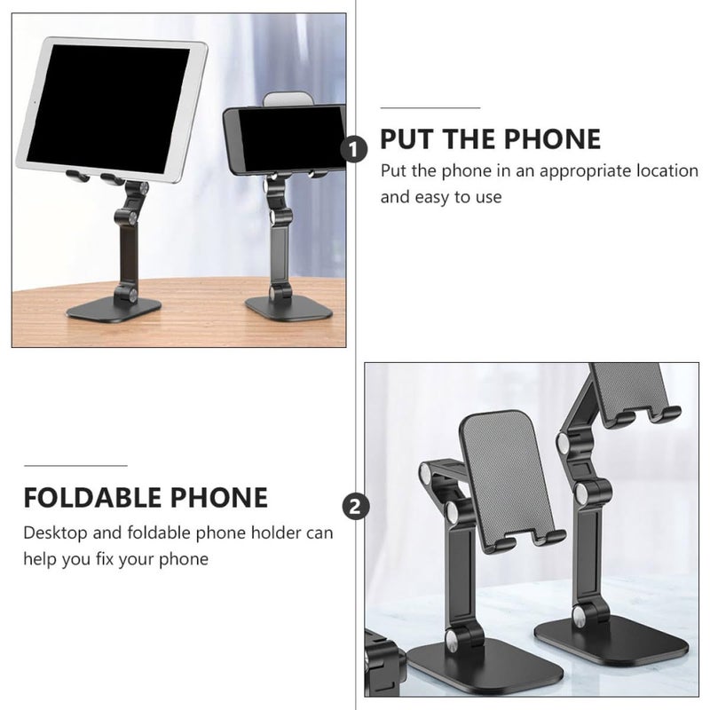 Adjustable Foldable Tablet Phone Stand With Anti-Slip Base For Home Office - Image 4