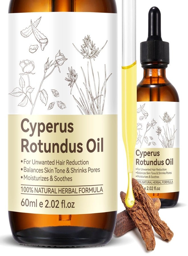 SDJUFEI Cyperus Rotundus Oil, Natural Cyperus Rotundus Oil for Hair Growth, Helps Manage Unwanted Body Hair Growth, Soothes Skin, Minimizes Pores & Moisturizes, 2.02 - Image 1