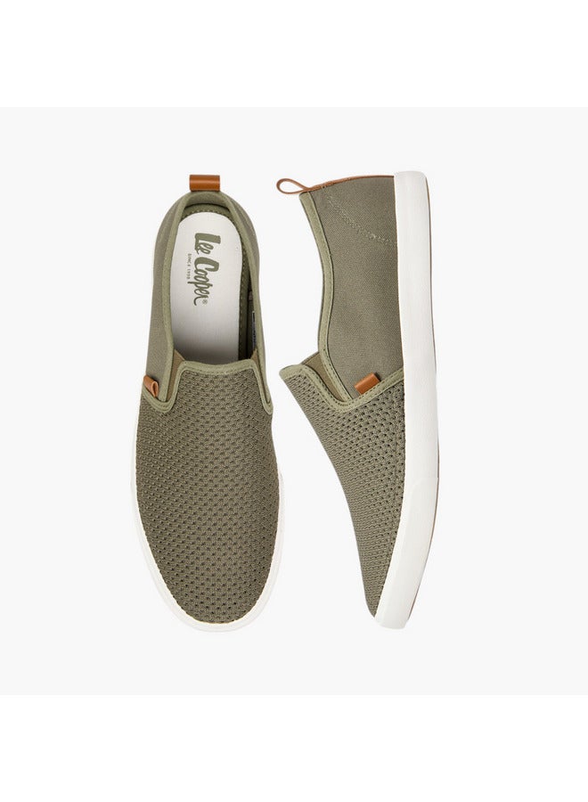 Lee Cooper Men's Mesh Textured Slip-On Loafers  - Image 1