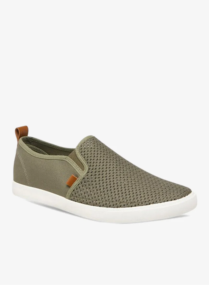 Lee Cooper Men's Mesh Textured Slip-On Loafers