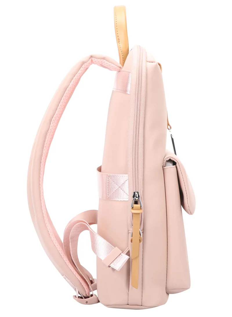 Bopai  Elegant Professional water resistant Laptop Backpack Stylish Business Travel Bag for Women with Multi Compartments and Premium Features BO-LB821, Pink for Women | Best Price UAE
