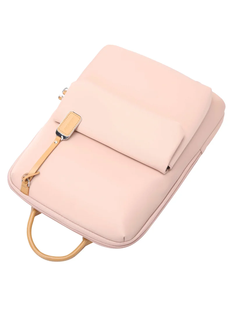 Bopai  Elegant Professional water resistant Laptop Backpack Stylish Business Travel Bag for Women with Multi Compartments and Premium Features BO-LB821, Pink for Women | Best Price UAE