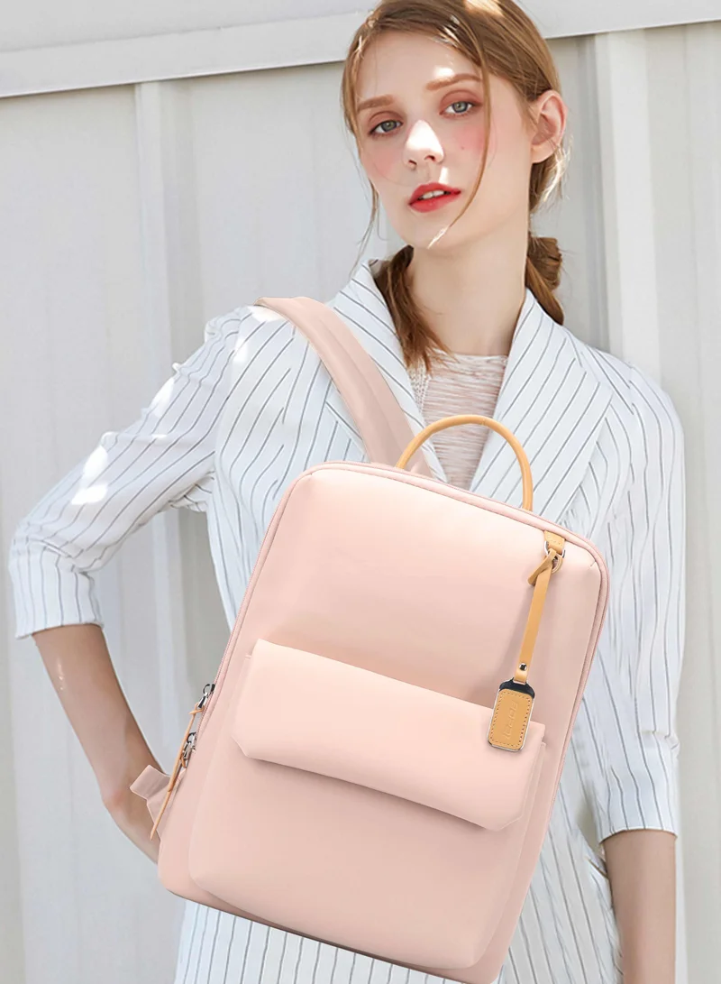 بوباي Elegant Professional water resistant Laptop Backpack Stylish Business Travel Bag for Women with Multi Compartments and Premium Features BO-LB821, Pink