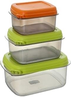 Pioneer Food Storage Container with Lid 3-Pieces, Assorted - pzsku/ZF80921020C3E40FBE803Z/45/_/1723237599/8ad4e605-ee44-470b-9341-871993f02503