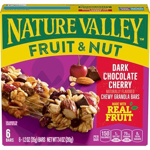 Nature Valley Fruit and Nut Granola Bars Dark Chocolate Cherry 6 ct 74 OZ - Image 5