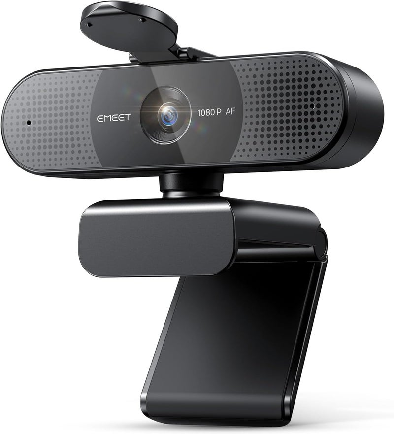 eMeet 2024 Upgraded C960 Webcam, Autofocus, 73° View Angle, Computer Camera w/Privacy Cover and Microphone, 1080P HD Webcam for PC, Plug and Play USB Webcam for Video Calling/Zoom/Skype/Teams/Webex - Image 1