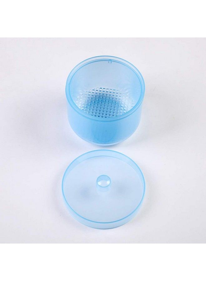 lasenersm 1 Piece Nail Art Tool Cleaning Cup Nail Art Tool Sterilizer Cup Nail Tools Cleaning Tray Box Container Net Basket Case Manicure Tools Jar Soak Box For Nail Art Accessories Blue - Image 5