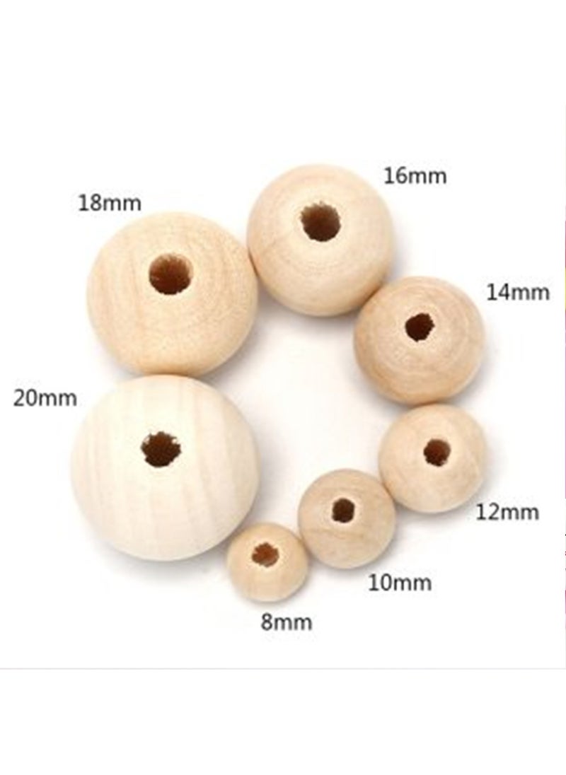 TıkTık AL 16 mm Raw Unprocessed Wooden Beads - 100 Grm (± 65 Pcs.)  - Image 2