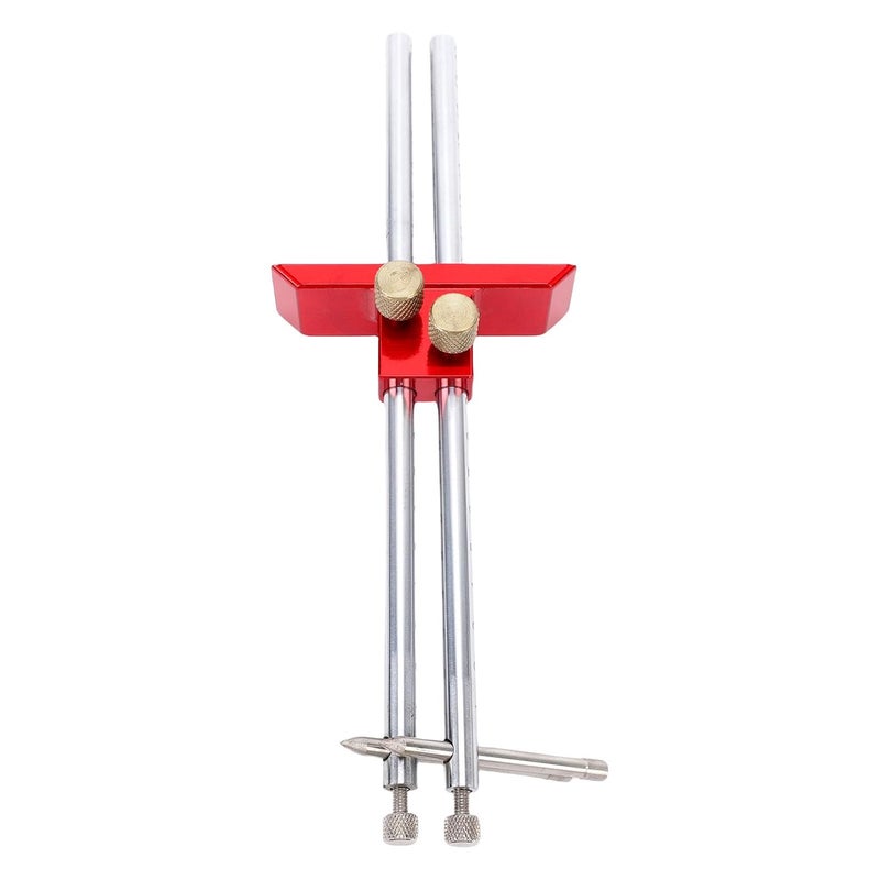 أداة قياس قابلة للتعديل من سبائك الألومنيوم لعلامات النجارة، مسطرة للعلامات لإصلاح الأثاث - Image 1