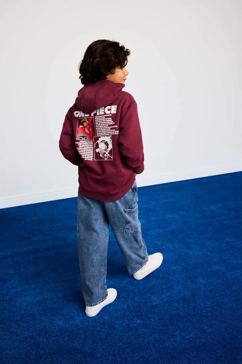 ديفاكتو Boy One Piece Hooded Soft Lining Sweatshirt