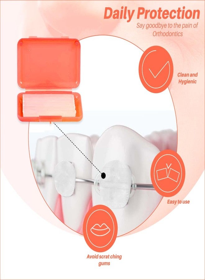 Dentosmile (Orange Flavored) Orthodontic Wax For Braces/Patient Relief Wax Dental Wax For Braces Support Wax To Relieve Irritation And Pain - 5 Strips Per Box (1) (4) - Image 5