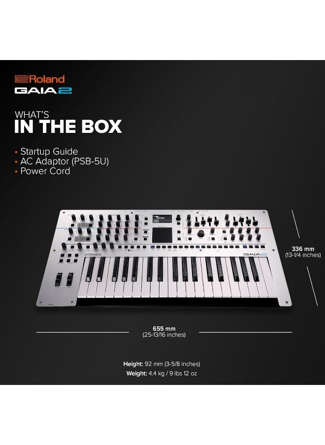Roland - Roland Gaia 2 Powerful Advanced Sonic Capabilities Synthesizer - Image 1