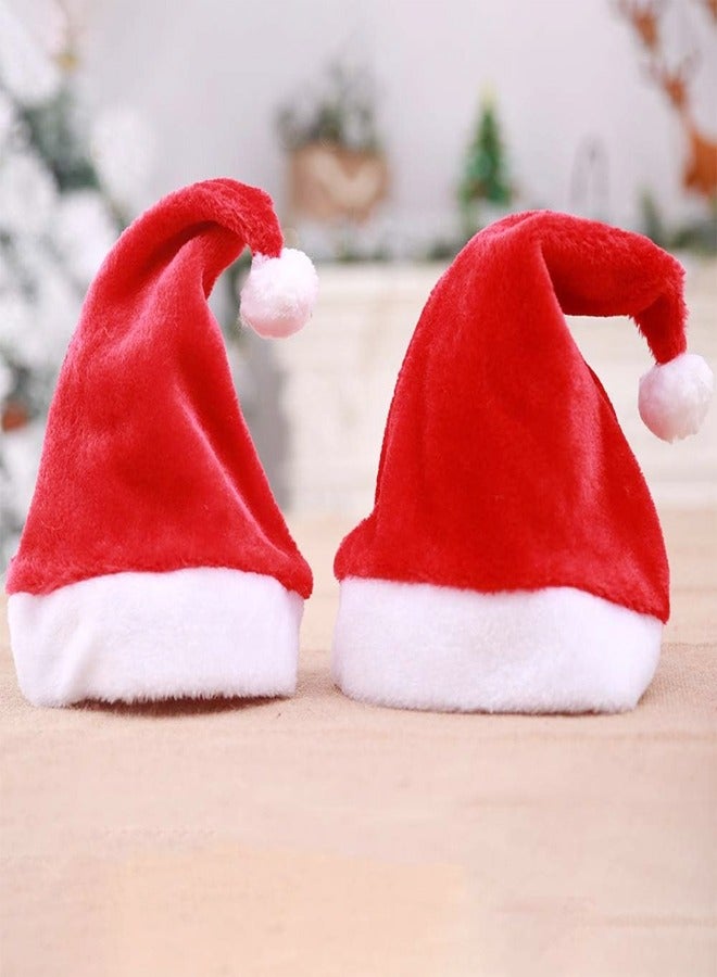 fashionhome 8 Pieces Santa Claus Party Decoration Hat 27x27x36 cm - Image 2
