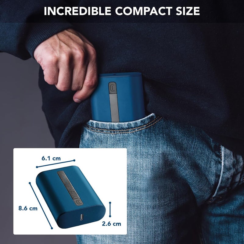 Cellularline Power Bank THUNDER 10000, 10000 mAh, Blue - Image 3