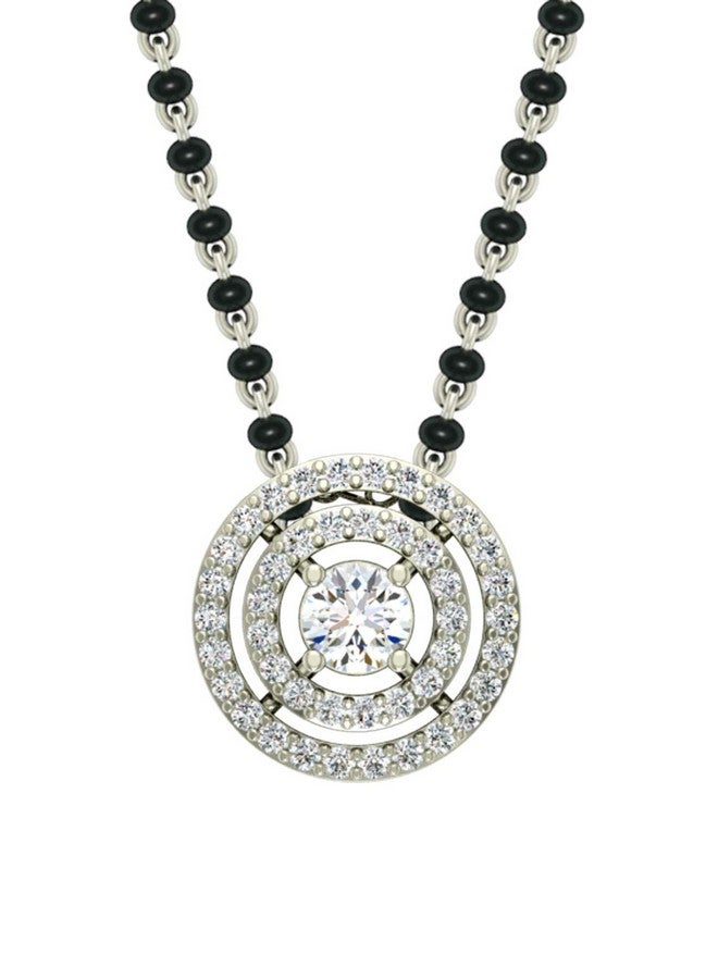 CLARA قلادة تانمانيا هالو من فضة ستيرلنج 925 كلارا مع سلسلة هدية للنساء والفتيات - Image 1