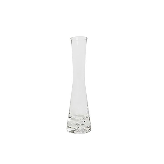 CLEAR GLASS FLOWER VASES SMALL SINGLE STEM VASES VINTAGE BUD VASE DECORATIVE FLORAL VASE HOME OFFICE DECORATION VASE WEDDING TABLETOP CENTERPIECES