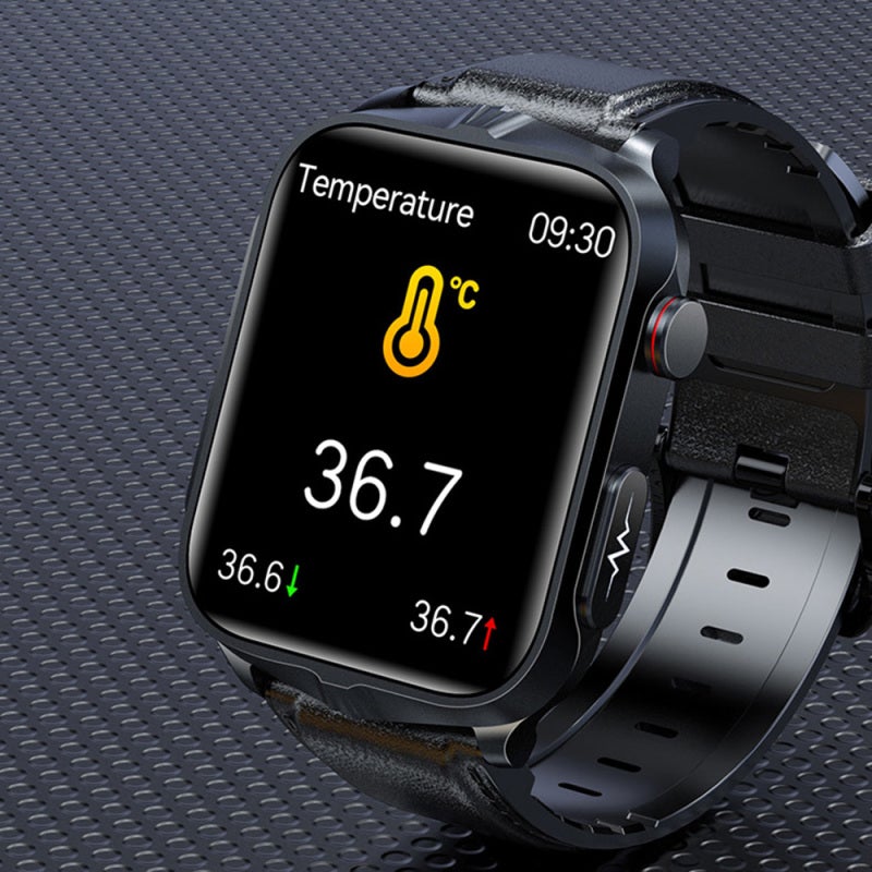 Smart Watch: Blue Silicone Strap - Multifunctional Health Monitoring Sports Watch Waterproof - Remote Care, Long Battery Life for Daily Use, Sports Enthusiasts - Image 5