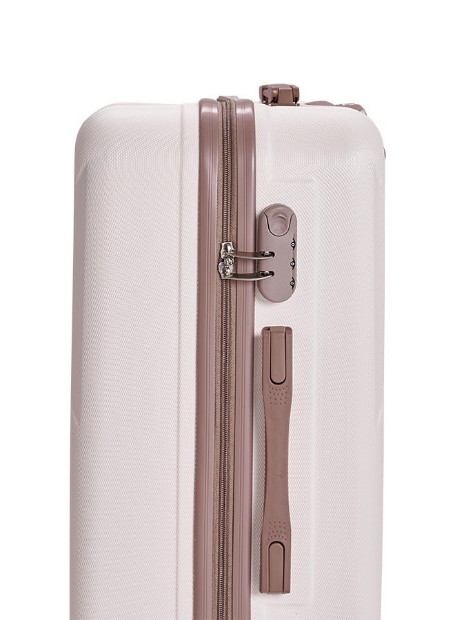 LIMRA Cabin Carry Check-In Luggage Trolley Size 20 inch Beige/Gold - Image 4