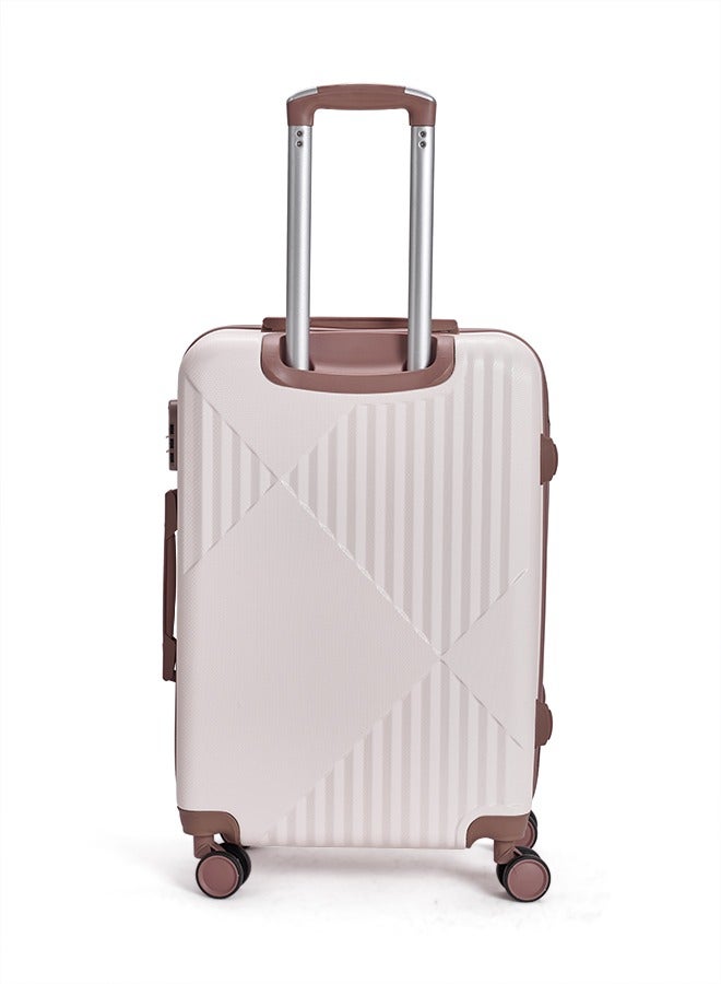LIMRA Cabin Carry Check-In Luggage Trolley Size 20 inch Beige/Gold - Image 3