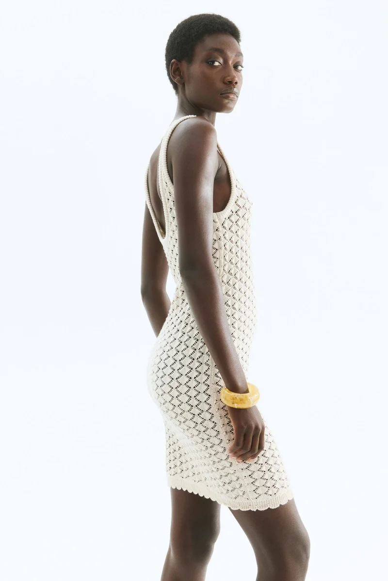 H&M Crochet-look dress