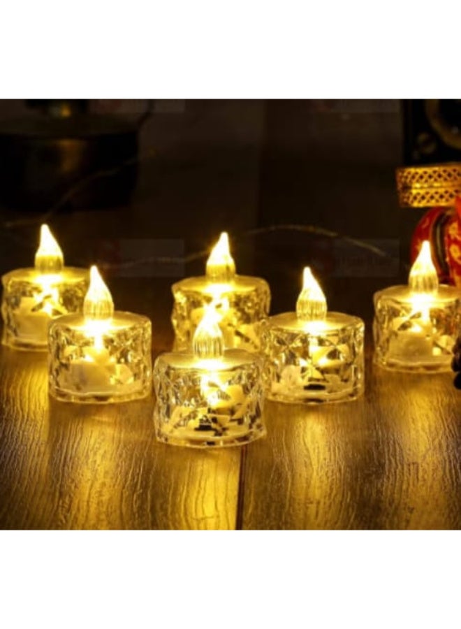 6 pieces - Decorative candles, flameless and smokeless - Image 3