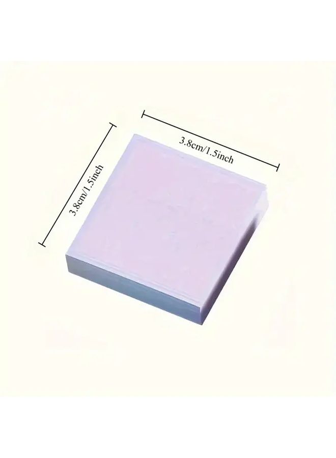 Colorful Square Sticky Notes Mini Memo Pads Self Adhesive Notepaper In Various Colors And Sizes Compact Versatile White Box For Office Book Indexing School Craft Room Home Use - Image 3