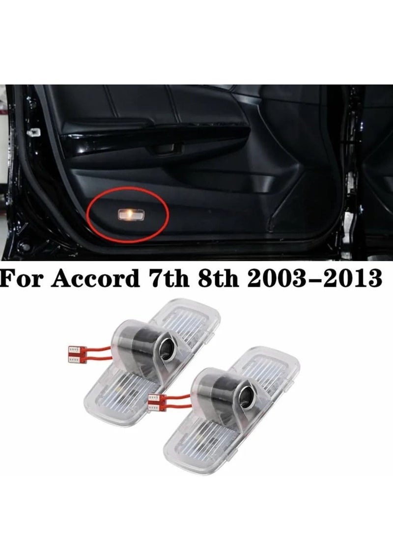 Vierex Honda Accord 7 8 2003-2013  Door logo light Ultra Bright Logo New Emblem Accord Accessories Puddle Light Projector Light Honda Accessories 2pc - Image 4