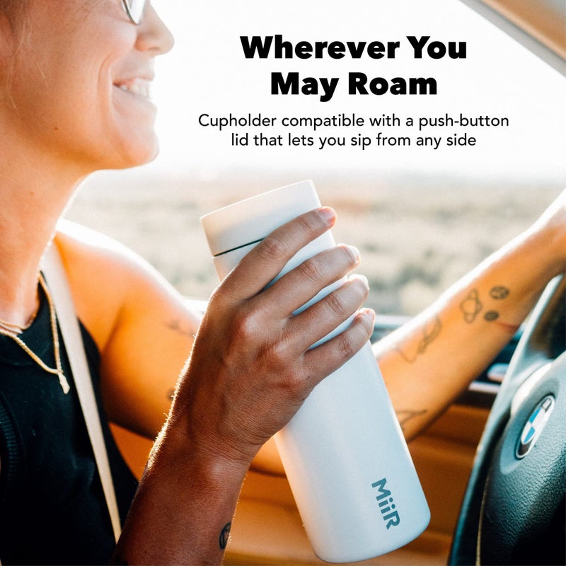 MiiR 360 Traveler, Stainless Steel Double-Wall Vacuum Insulated Tumbler - Leakproof 360 Lid for Easy Sipping on the Go; Perfect for Hot & Cold Drinks - Image 2