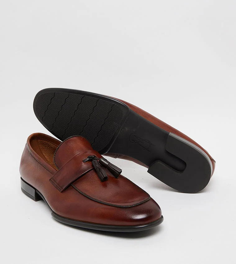 Swifton Tan Men's Formal Lace-Up Shoes